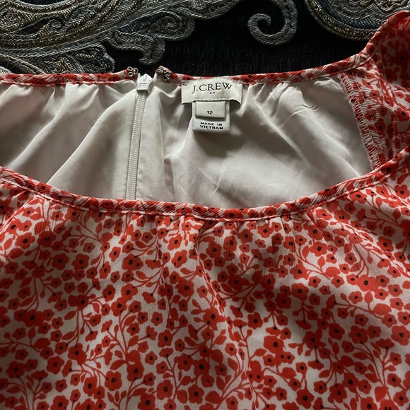 JCREW DRESS size 12 burnt orange and high - Picture 2 of 5